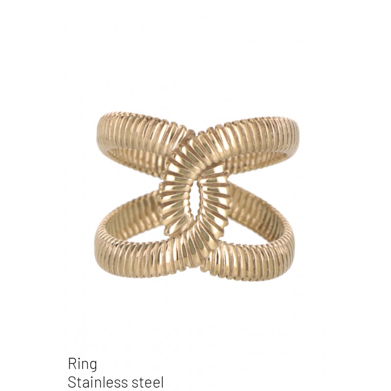 RING STAAL, 2 LINKS