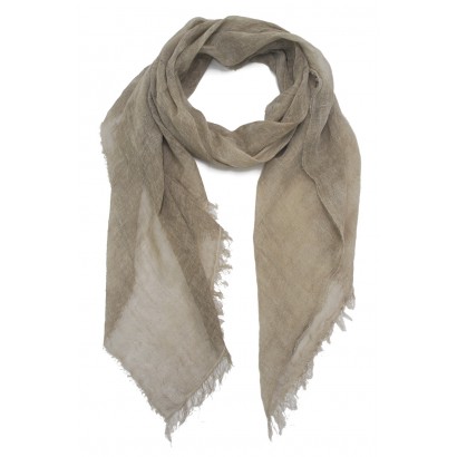 WOVEN SCARF IN SOLID COLOR WITH LUREX THREAD