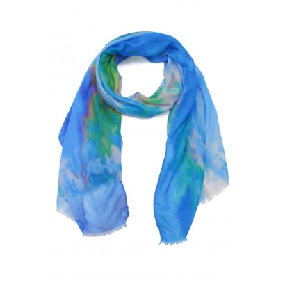 SCARF CLOUDY SKY COLOR GRADIENT EFFECT
