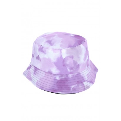 BUCKET HAT WITH 2 COLORS TIE AND DYE EFFECT