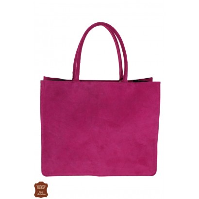LISE, SUEDE SHOPPING BAG, PUNCHY COLORS