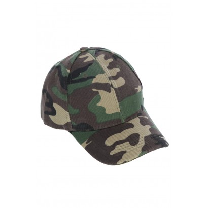 CAP WITH CAMOUFLE PATTERN