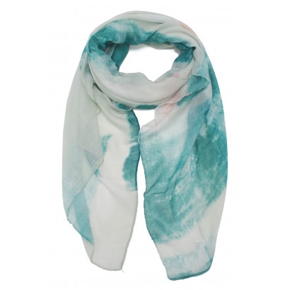 SCARF WITH ABSTRACT BRUSH STROKE