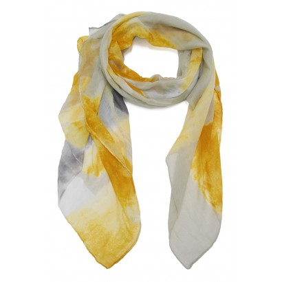 SCARF WITH ABSTRACT BRUSH STROKE