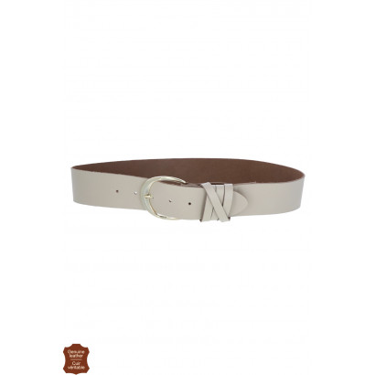 LEATHER BELT WITH 4  LOOPS