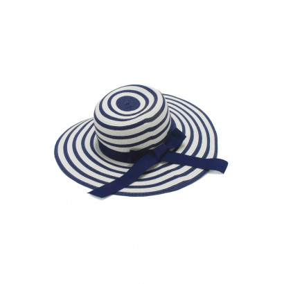 LINE PAPER STRAW HAT & KNOT