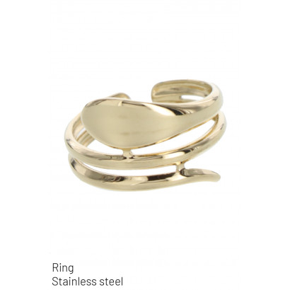 RING STAINLESS STEEL SNAKE SHAPED