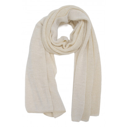 WOVEN WINTER SCARF, SOLID COLOR WITH LUREX