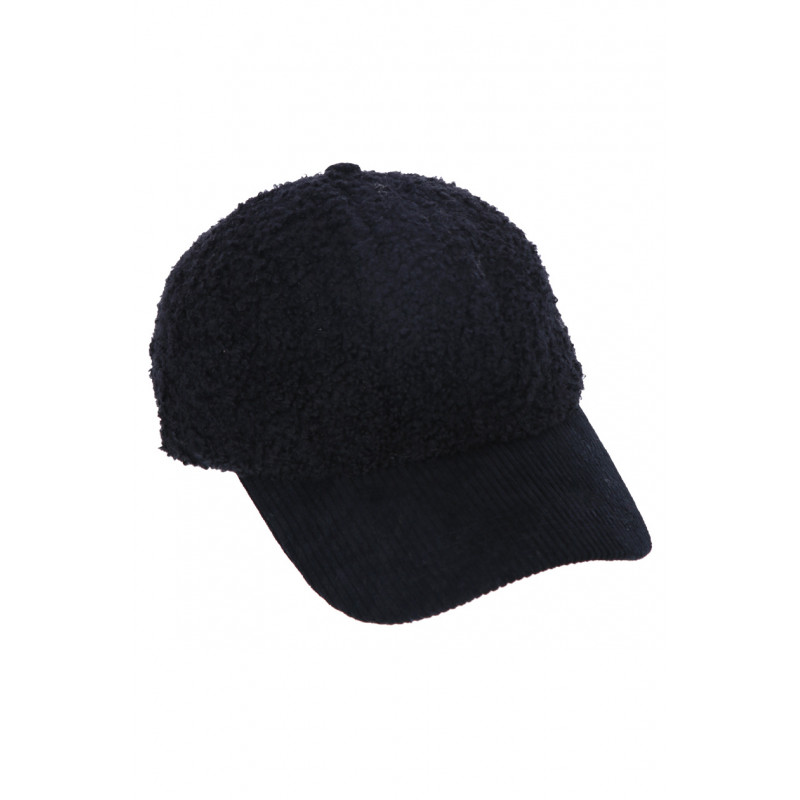 CAP SOLID COLOR WITH CORDUROY & FLEECE