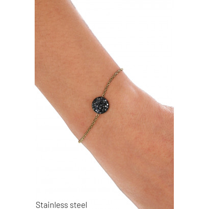 STALL ARMBAND MET STRASS