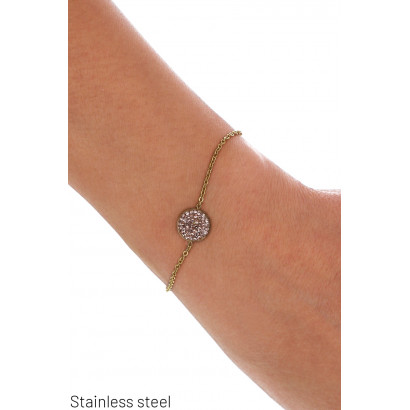 STALL ARMBAND MET STRASS