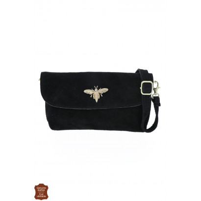 ABELLI, SUEDE POUCH SOLID...
