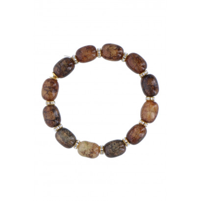 PULSERA GOMA CON PIEDRAS