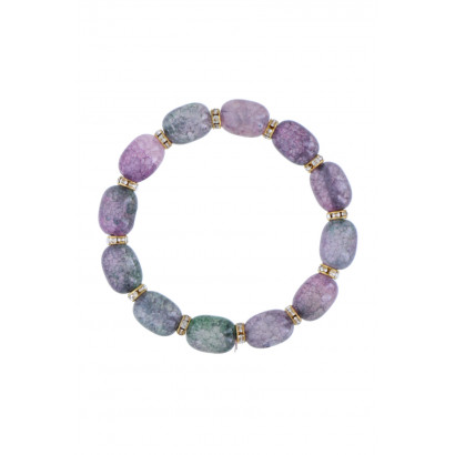 PULSERA GOMA CON PIEDRAS