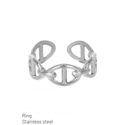 RING STAINLESS STEEL WITH GEOMETRIC