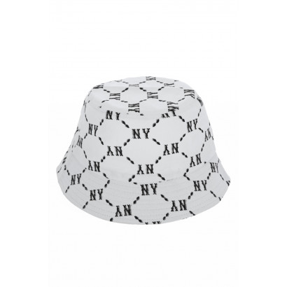 BUCKET HAT SOLID COLOR WITH LOGO: NY