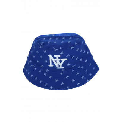 BUCKET HAT SOLID COLOR WITH LOGO: NY