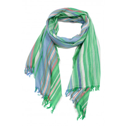 WOVEN  SCARF WITH STRIPES...