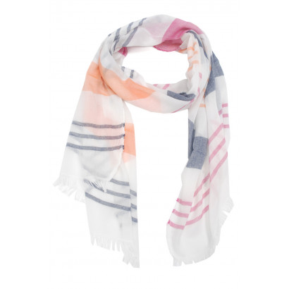 WOVEN  SCARF WITH STRIPES...