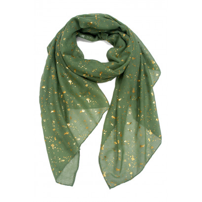 SCARF PRINTED SOLID COLOR...