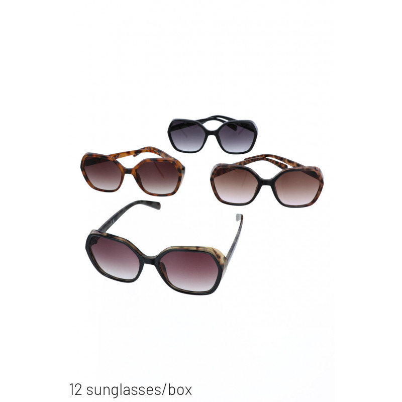 SUNGLASSES WITH TORTOISE SHELL FRAME