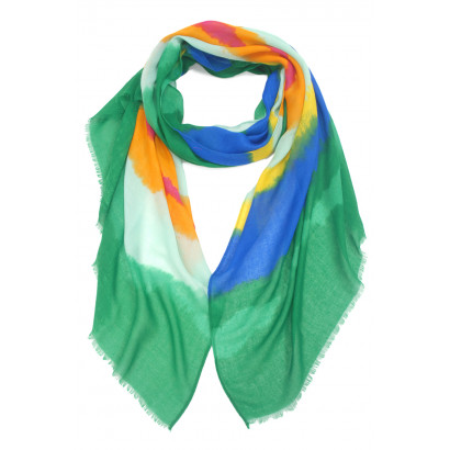 SCARF PRINTED ABSTRACT DESIGN