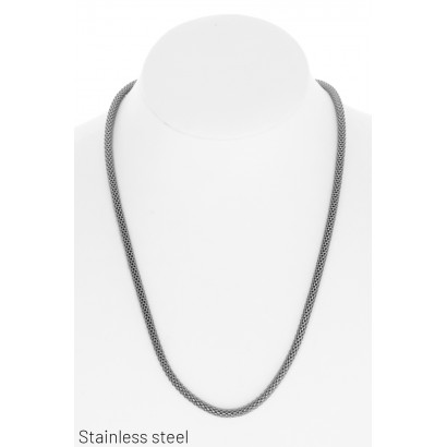 STAINLESS STEEL SNAKE CHAIN NECKLACE
