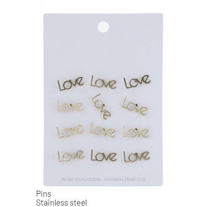 STEEL PINS WITH LOVE