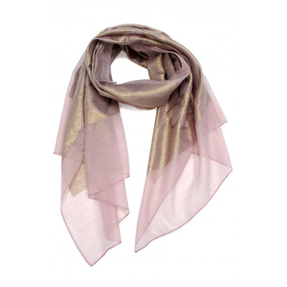 WOVEN SCARF SOLID COLOR WITH LUREX