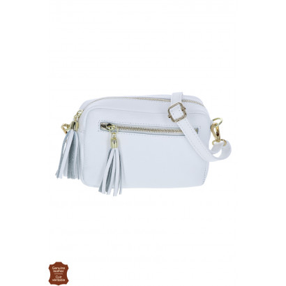 VICTORIA, SAC BANDOULIÈRE CUIR, POCHETTE AVANT