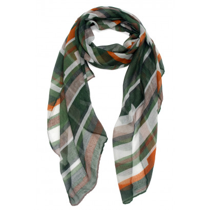 SCARF WITH STRIPES PATTERN