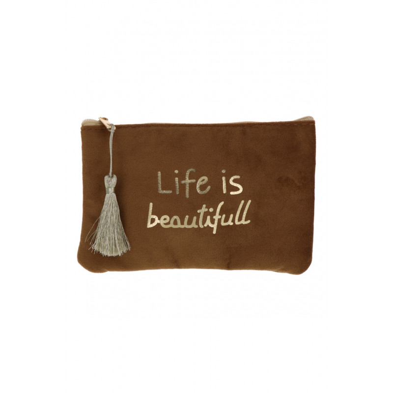 ZAKJE/KIT FLUWELEN: LIFE IS BEAUTIFULL