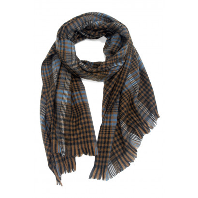 WOVEN WINTER SCARF CHECKED