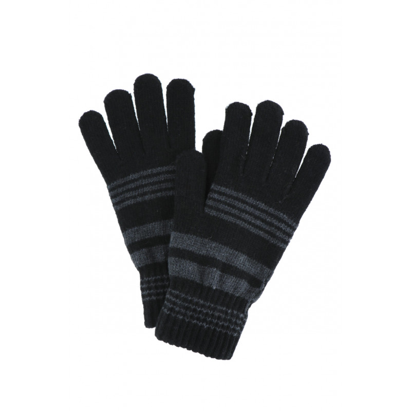 KNITTED GLOVE WITH STRIPES