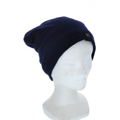 KNITTED HAT SOLID COLOR