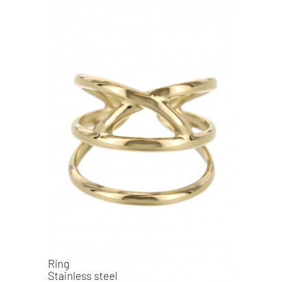 RING STAINLESS STEEL WITH GEOMETRIC