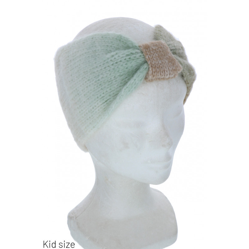 KIDS KNITTED HEADBAND COLOR GRADIENT