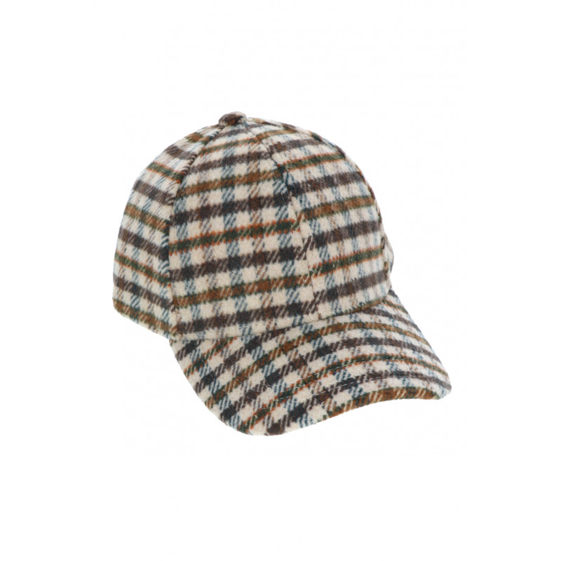 CAP FOR MEN WITH CHECKS PATTERN