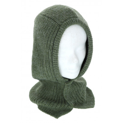KNITTED BALACLAVA WITH TWO BOTTOMS