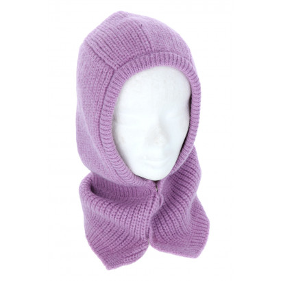 KNITTED BALACLAVA WITH TWO BOTTOMS