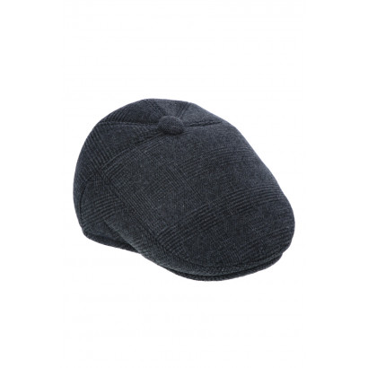 CAP FOR MEN WITH EARS PROTECTION AND LINES