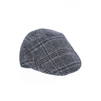 CAP FOR MEN WITH EARS PROTECTION AND LINES