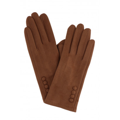 GLOVE WITH BUTTON