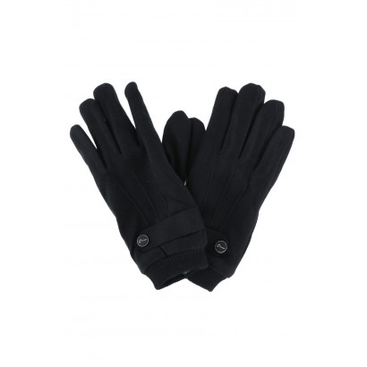 GLOVES IN FLEECE WITH BUTTON