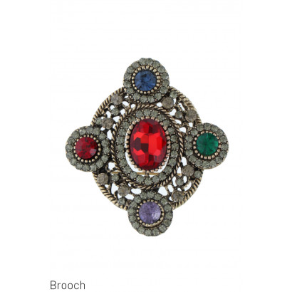 BROOCH ROUND SHAPE WITH...