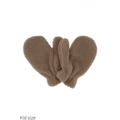 KIDS MITTENS IN FAKE FUR