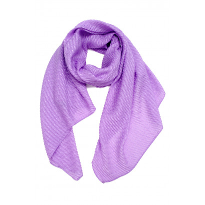 WOVEN SCARF SOLID COLOR & LUREX