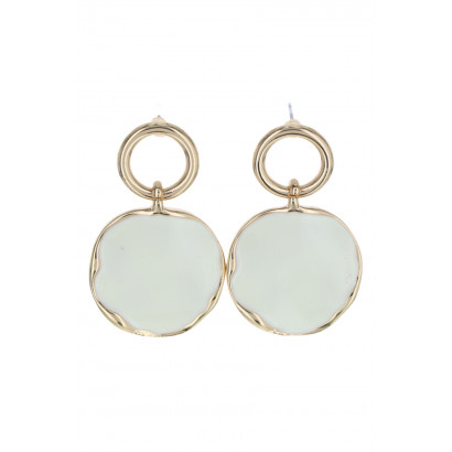 EARRINGS ROUND SHAPE WITH...