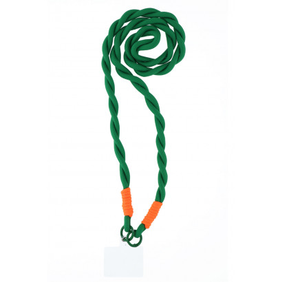 PHONE NECKLACE BRAIDED WITH THICK STRING NYLON