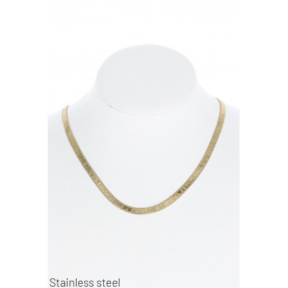 STAINL.STEEL ARTICULAR NECKLACE WITH MASSAGE